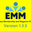 Easy Membership and Magazine Pro1.3.5をリリースしました